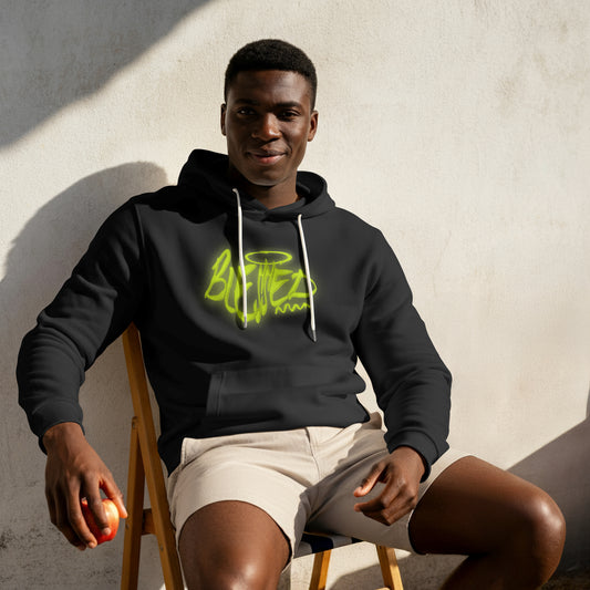 “Blessed” Neon Glow Hoodie – Faith Meets Streetwear