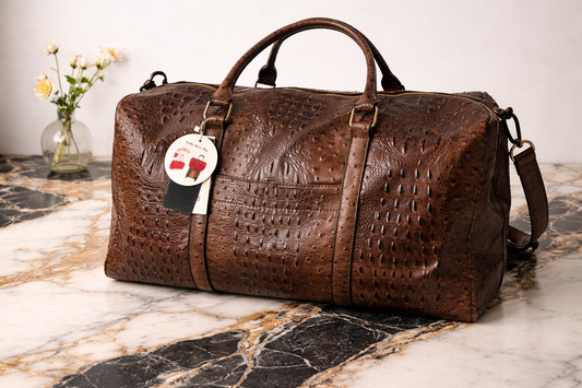Vegan Croc Luxe Weekender
