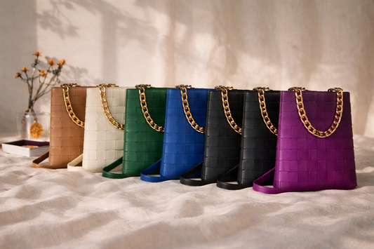 Azure Chain Luxe Crossbody