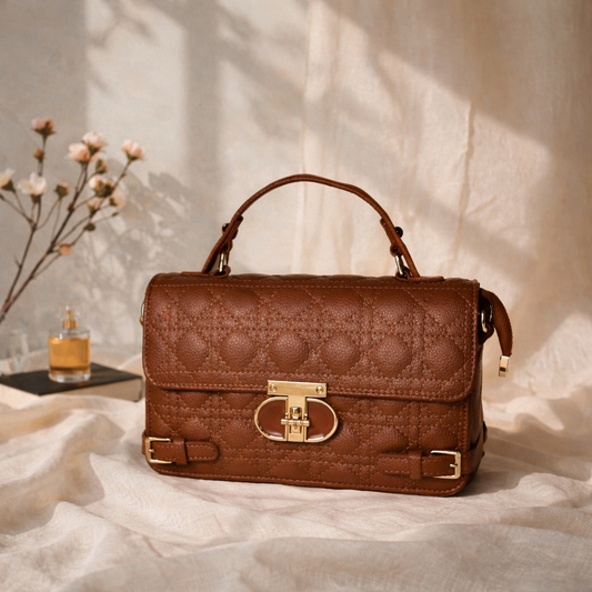 Verona Luxe Quilted mini Satchel
